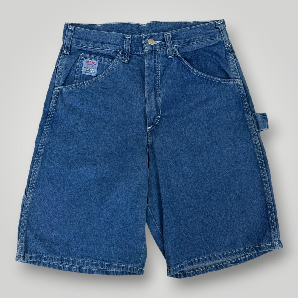 NWT Pointer Brand Carpenter Shorts 30 USA Made Denim Workwear Utility